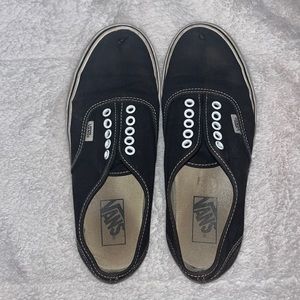 Black Authentic Vans